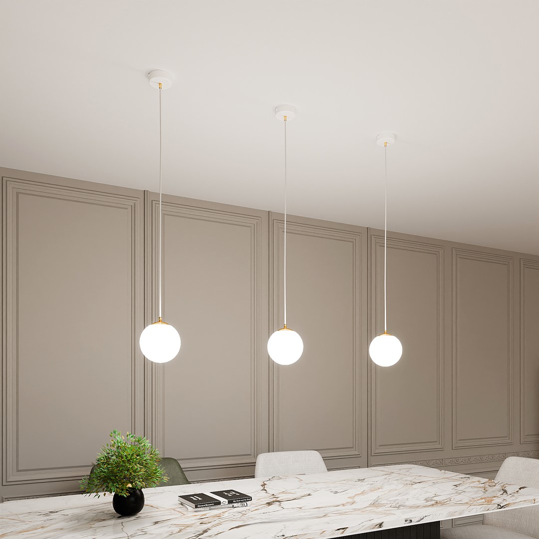 Hanglamp Gudi Wit Ø14 cm - Afbeelding 6