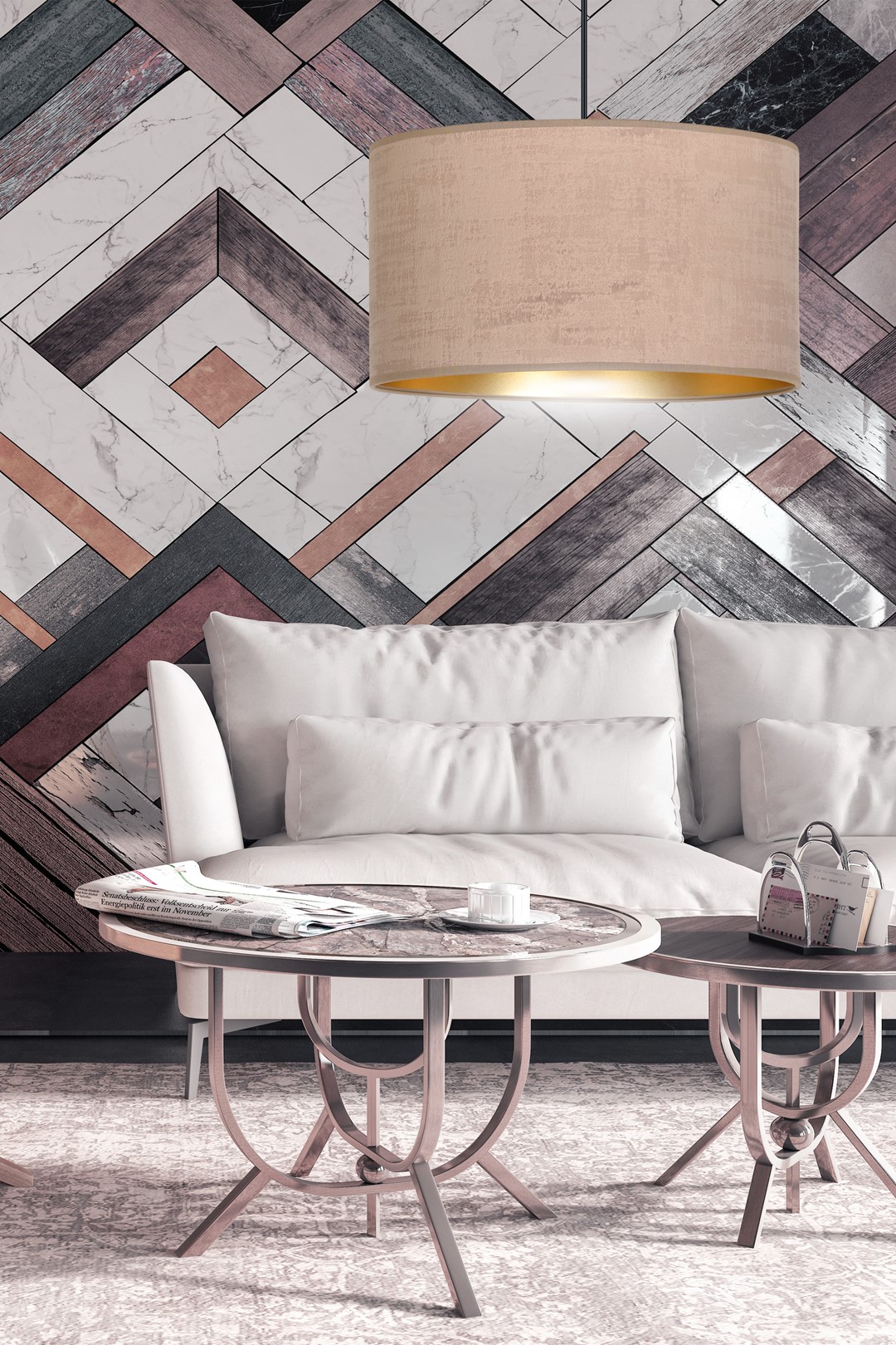 Hanglamp Naaldora Zwart Ø35 cm - Afbeelding 6