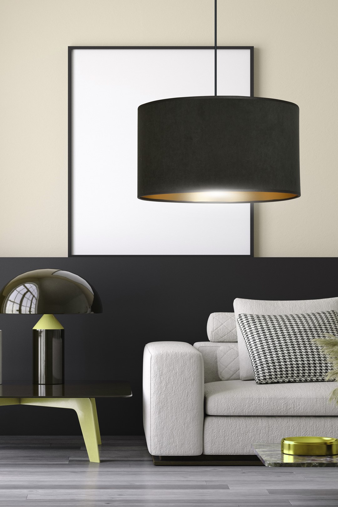 Hanglamp Sleekan Zwart Ø35 cm - Afbeelding 6