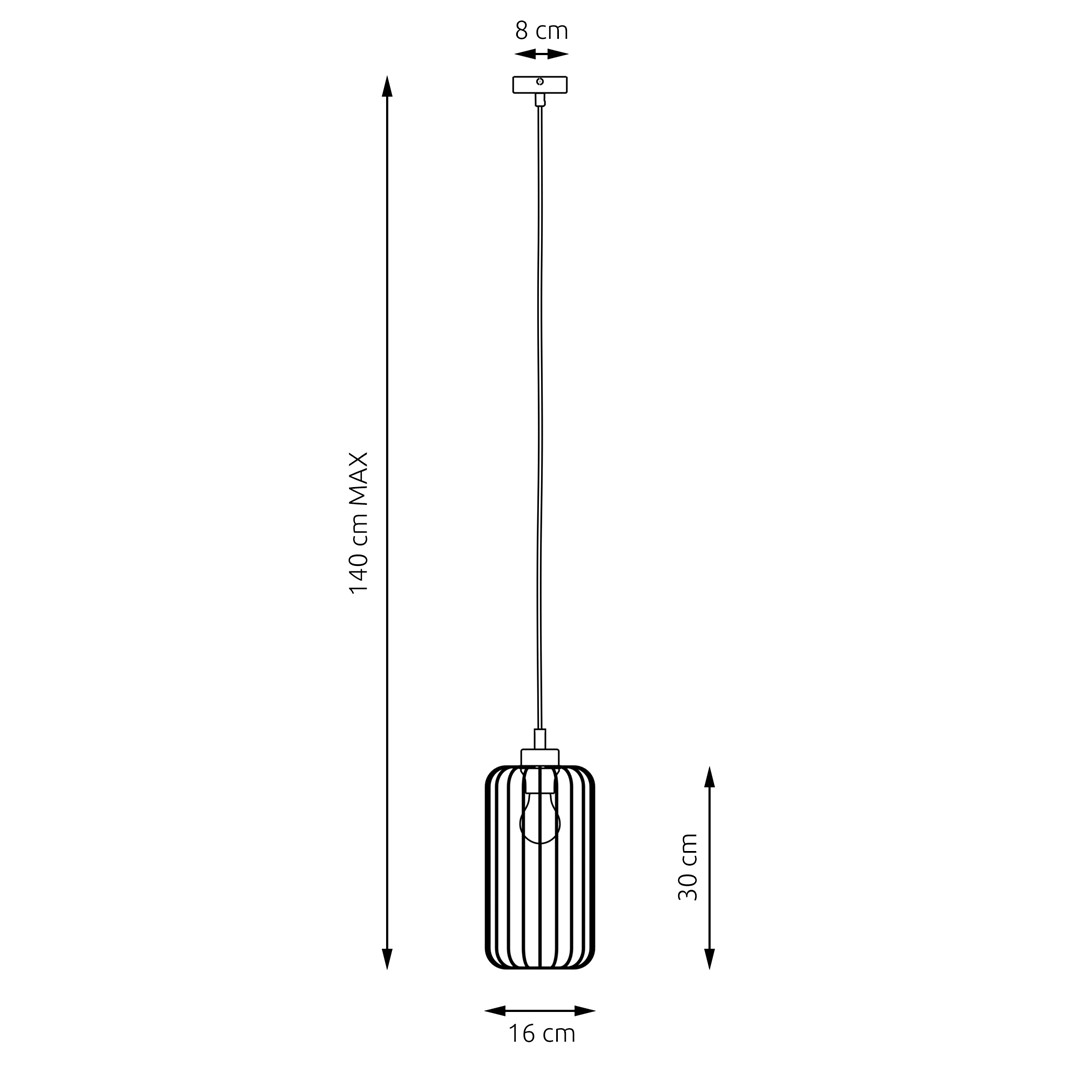 Hanglamp Veere Zwart Ø16 cm - Afbeelding 6