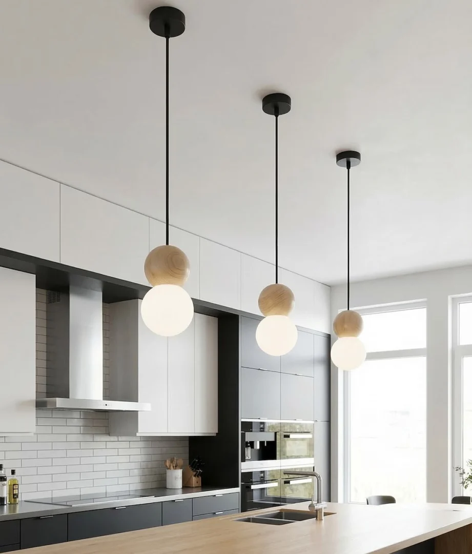 Hanglamp Bauntaro Zwart Ø10 cm - Afbeelding 6