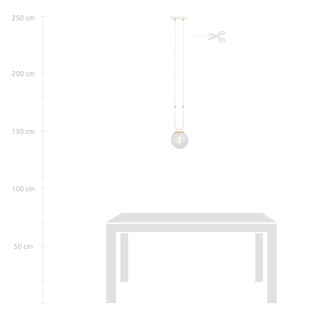 Hanglamp Seentol Wit Ø14 cm - Afbeelding 6