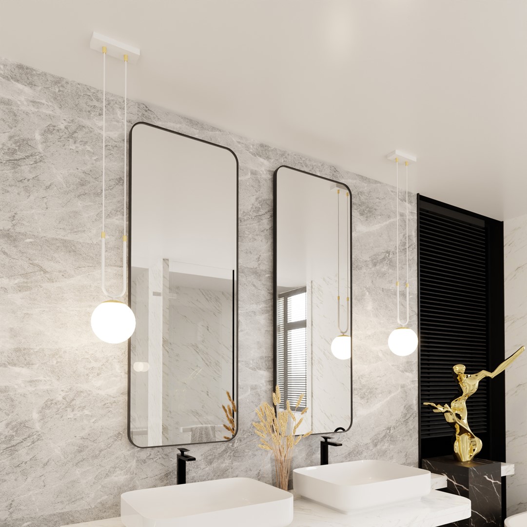 Hanglamp Leeltira Wit Ø15 cm - Afbeelding 6