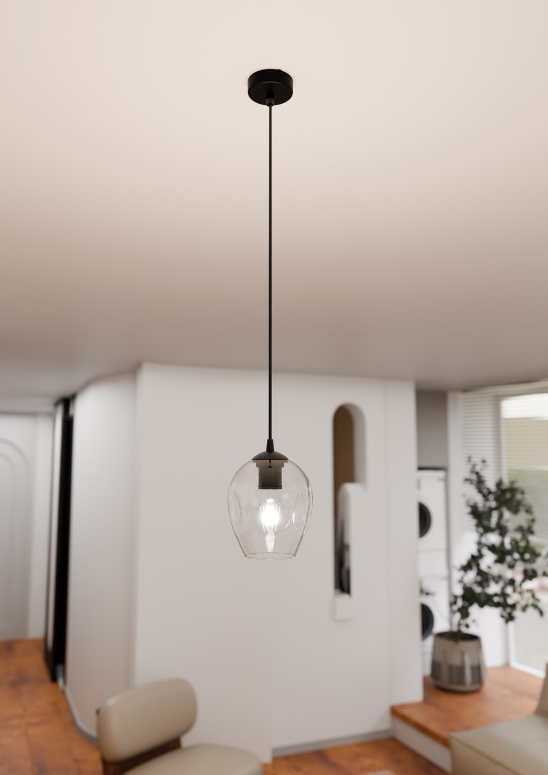 Hanglamp Sloosku Zwart Ø14 cm - Afbeelding 6