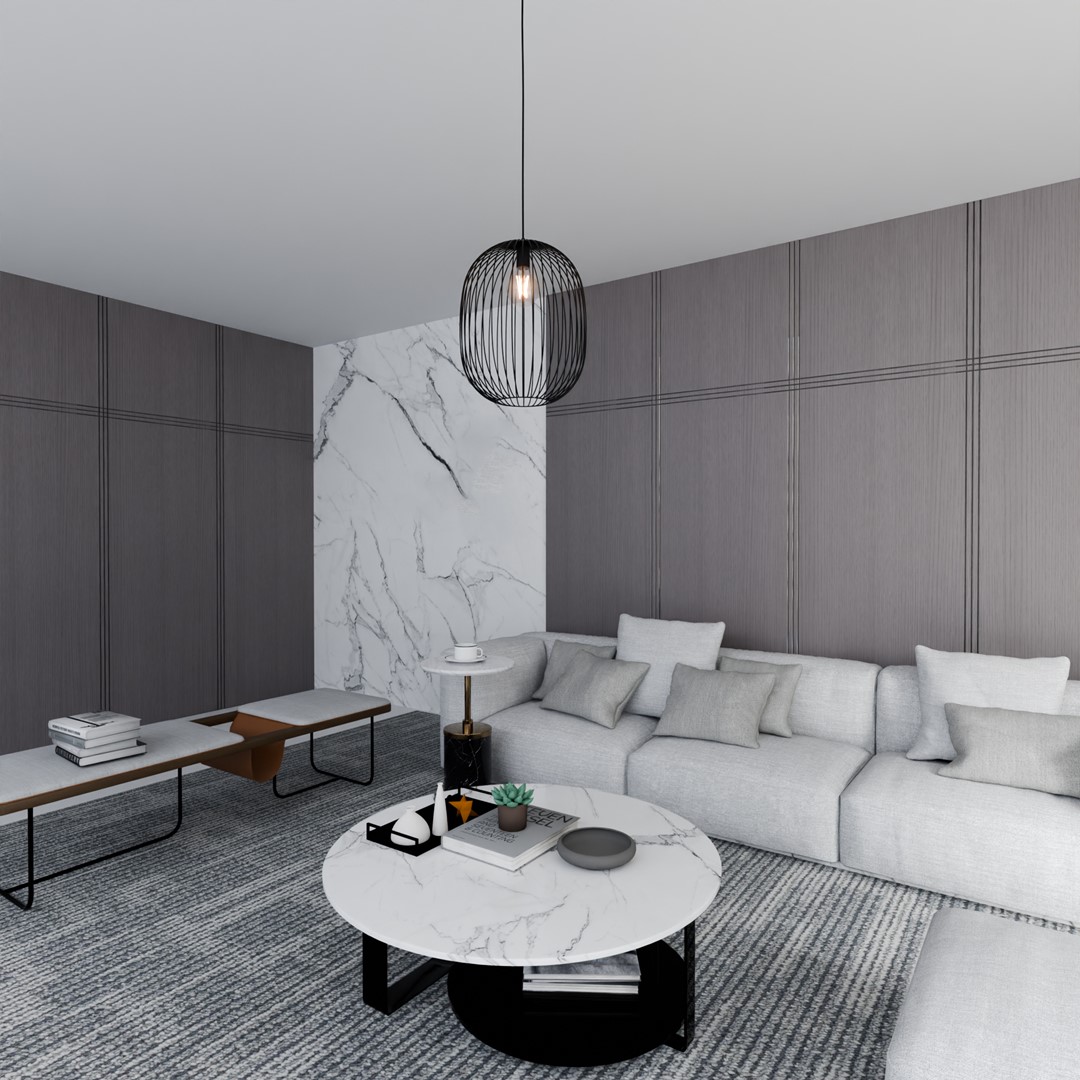 Hanglamp Sinnas Zwart Ø33 cm - Afbeelding 6