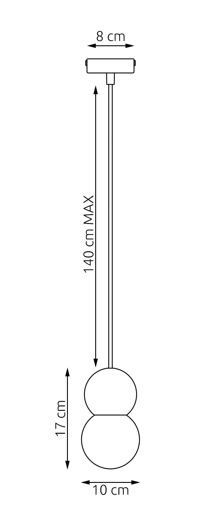 Hanglamp Domburg Wit Ø10 cm - Afbeelding 7