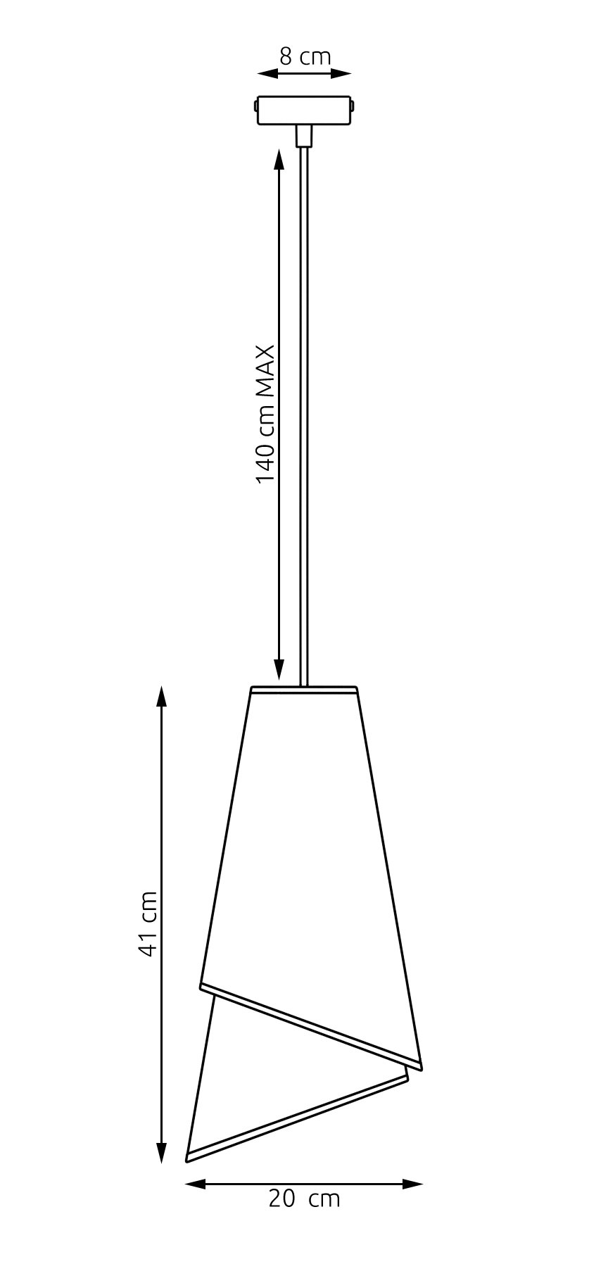 Hanglamp Karnol Zwart Ø20 cm - Afbeelding 7