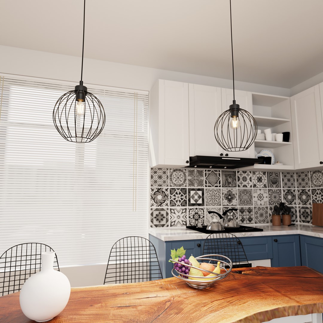 Hanglamp Deilora Zwart Ø24 cm - Afbeelding 7