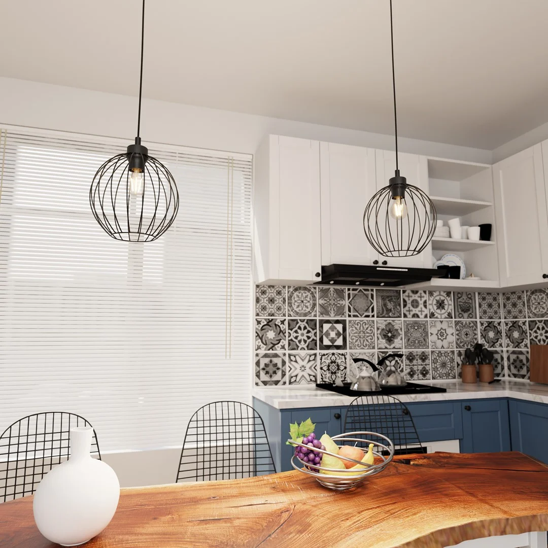 Hanglamp Deilora Zwart Ø24 cm - Afbeelding 7