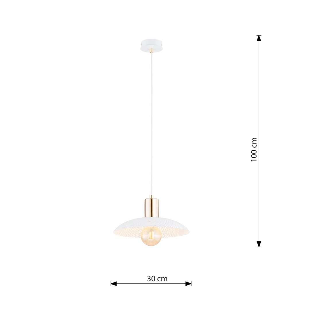 Kroonluchter Skassel Wit Ø30 cm - Afbeelding 7