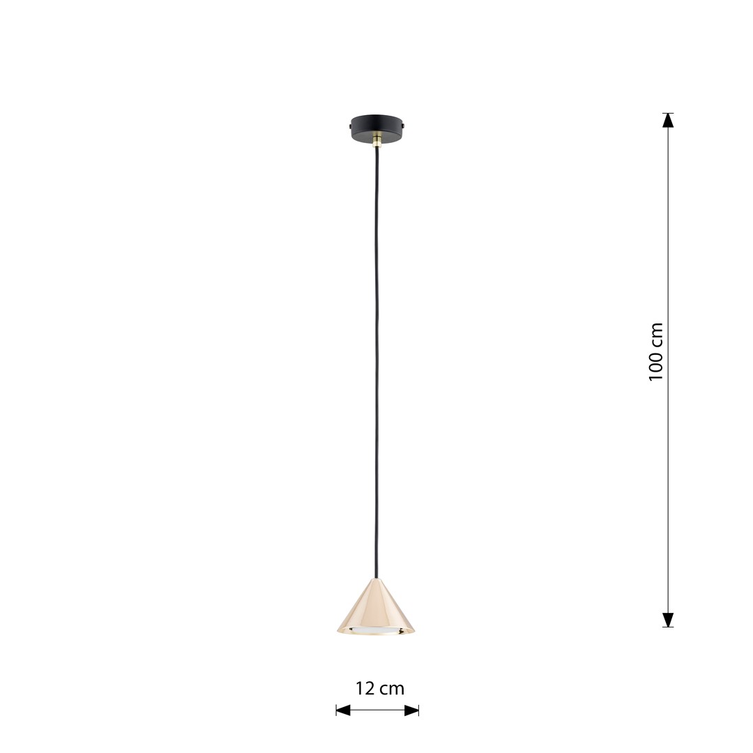 Hanglamp Skivaro Zwart Ø8 cm - Afbeelding 7