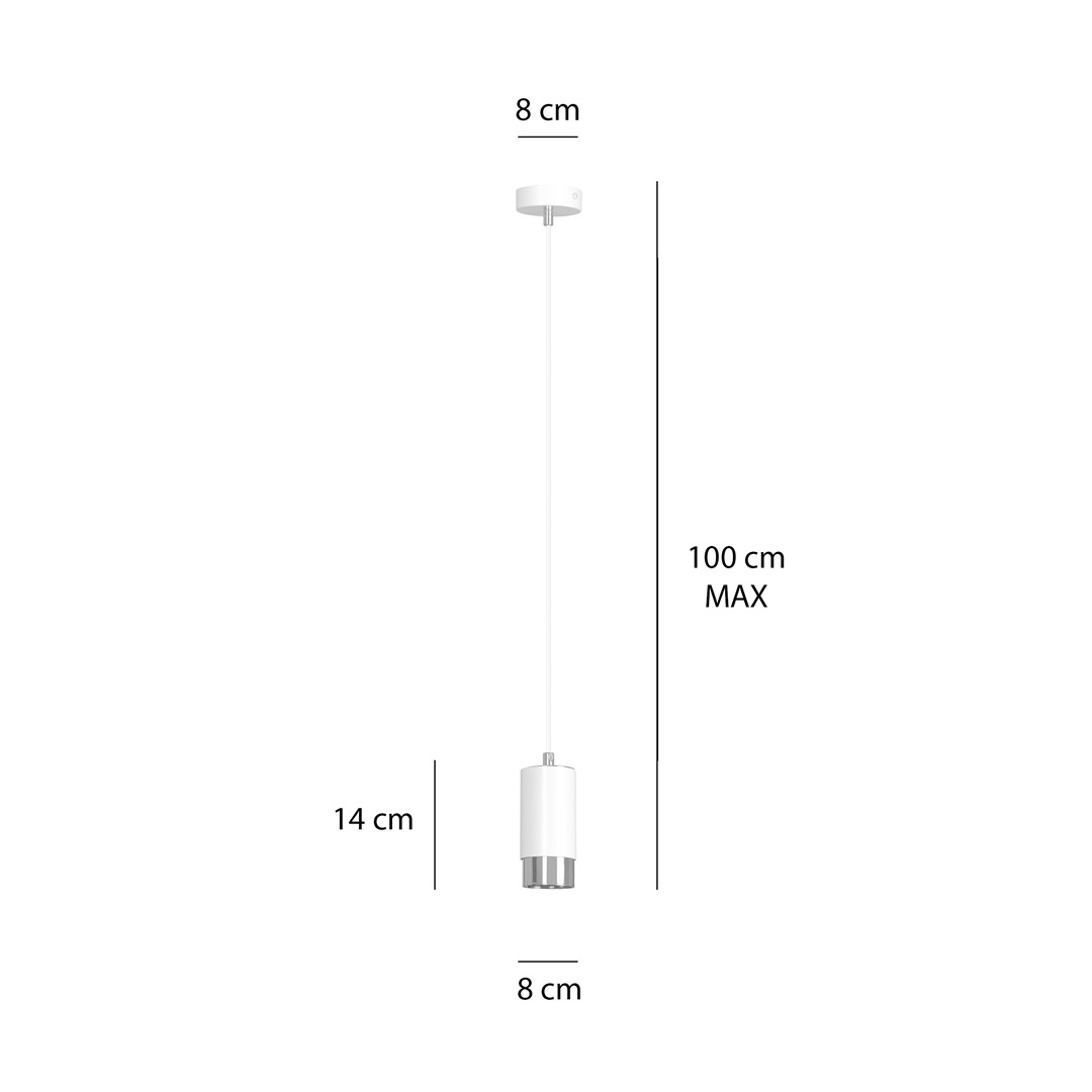 Hanglamp Darnira Wit - Afbeelding 8