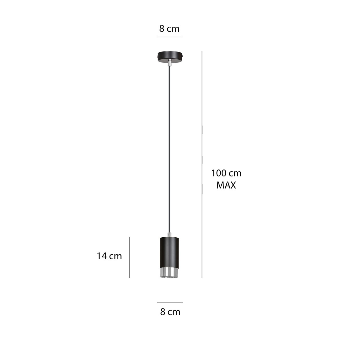 Hanglamp Veentaro Zwart - Afbeelding 8