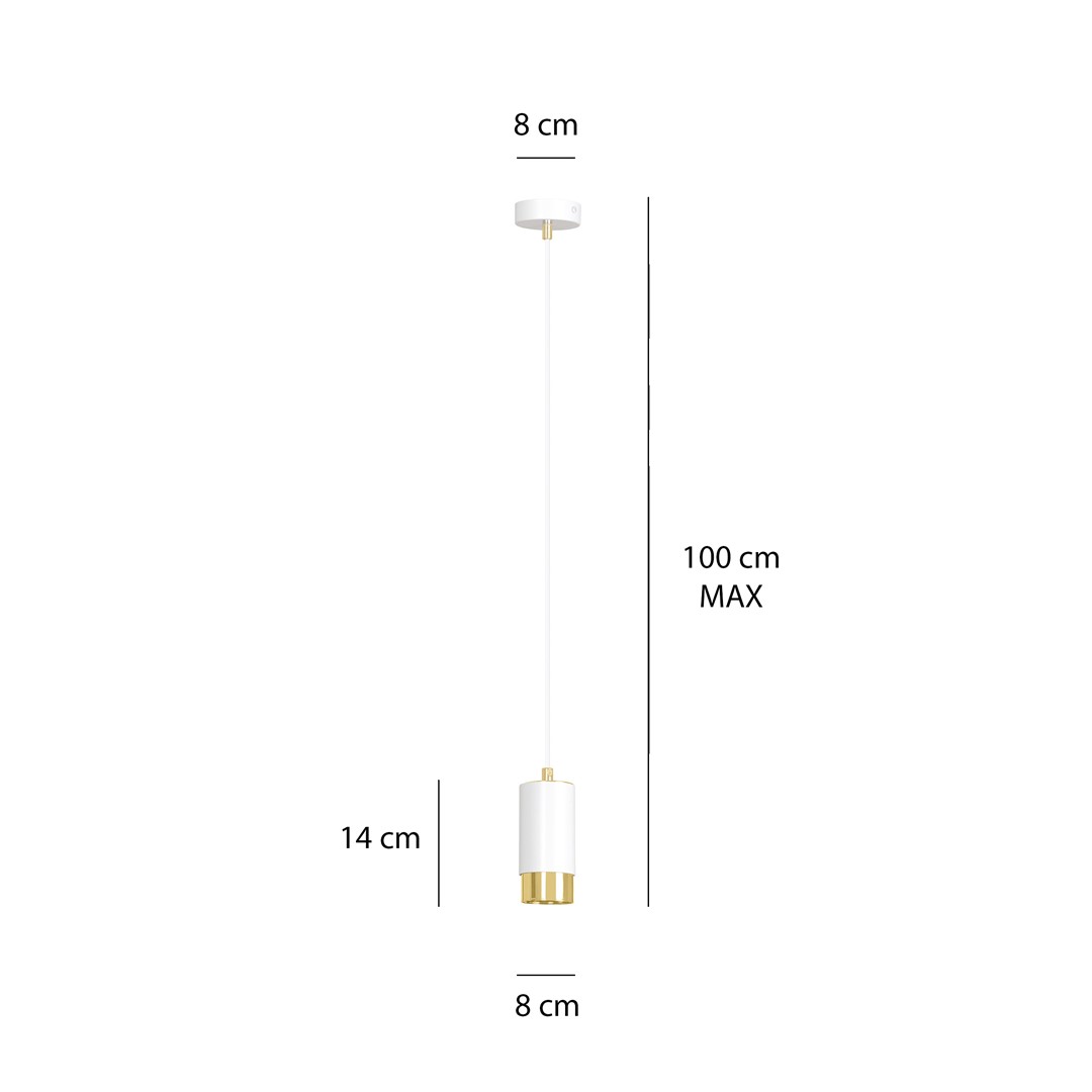 Hanglamp Gieldak Wit - Afbeelding 8