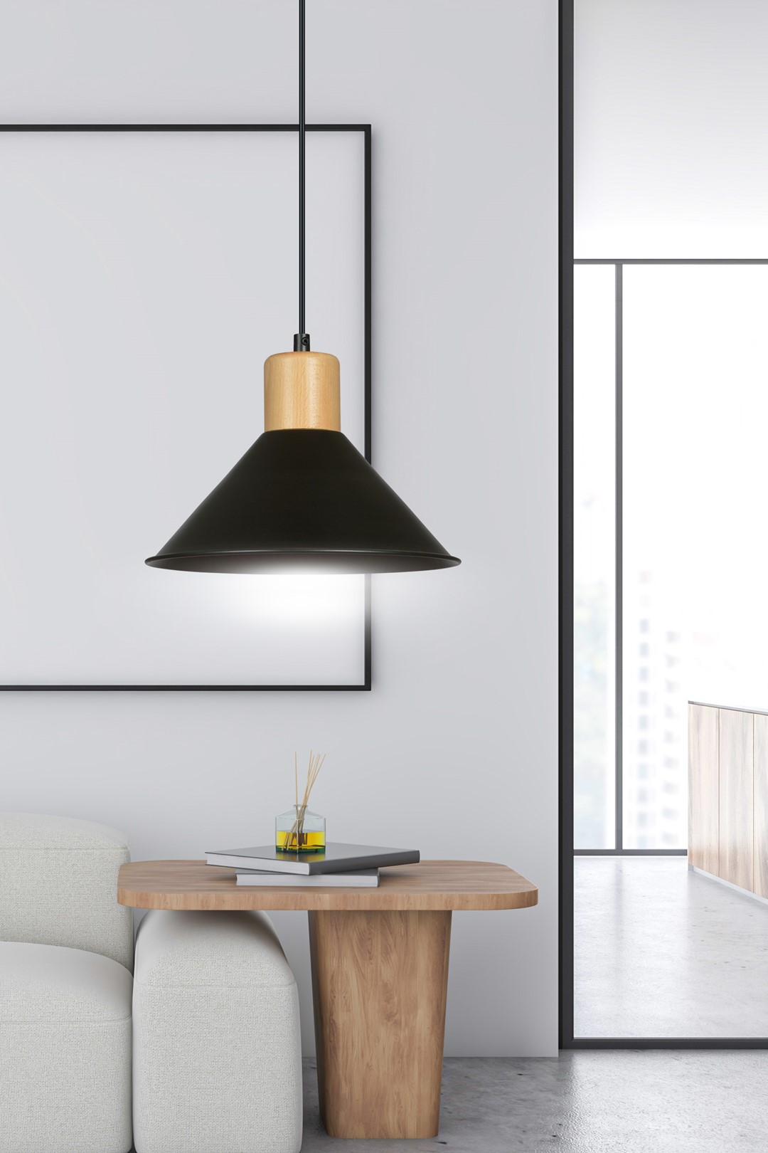 Hanglamp Bologna Zwart - Afbeelding 8