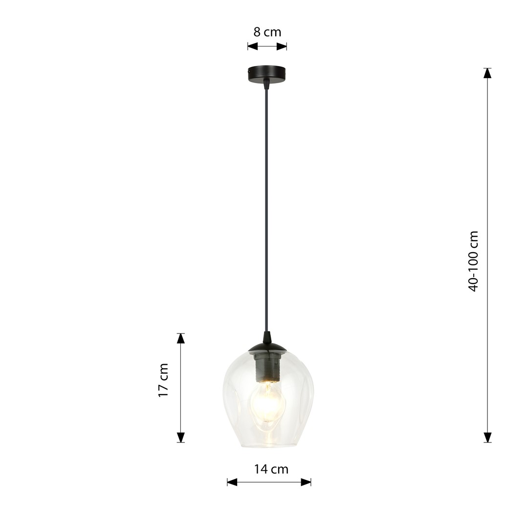 Hanglamp Sloosku Zwart Ø14 cm - Afbeelding 8