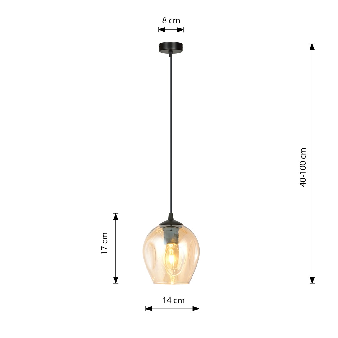 Hanglamp Goollund Zwart Ø14 cm - Afbeelding 8