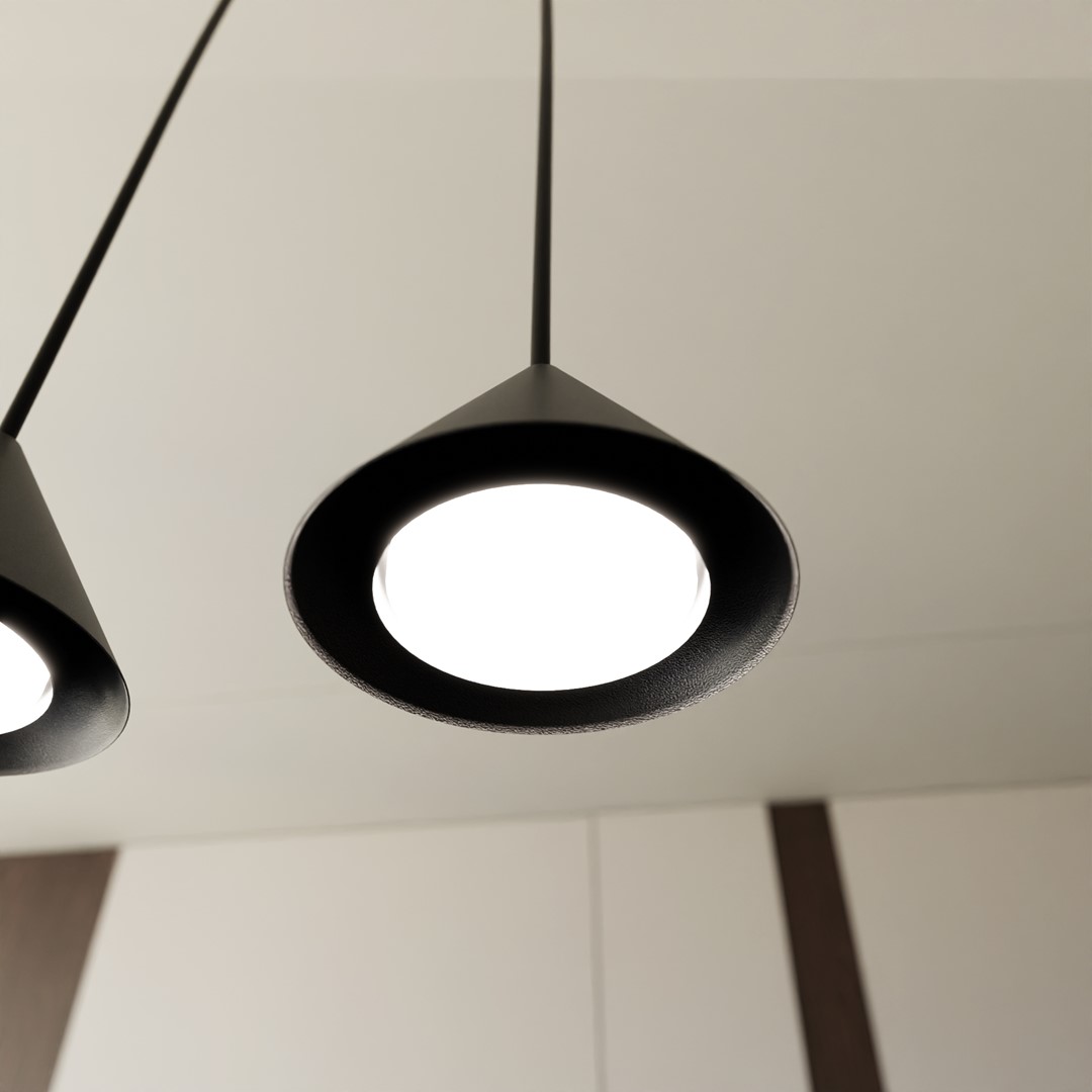 Hanglamp Baummik Zwart Ø8 cm - Afbeelding 8