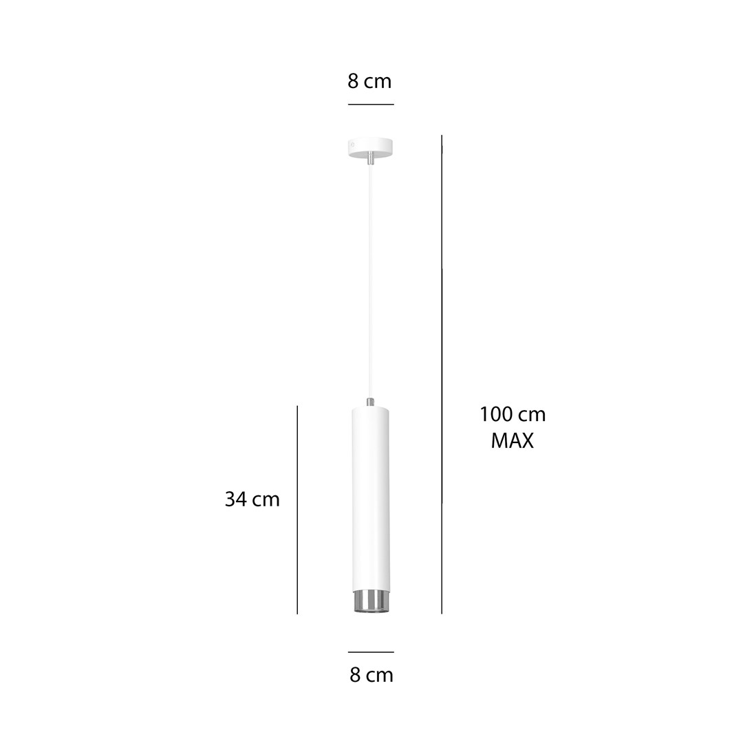 Hanglamp Cannes Wit - Afbeelding 8
