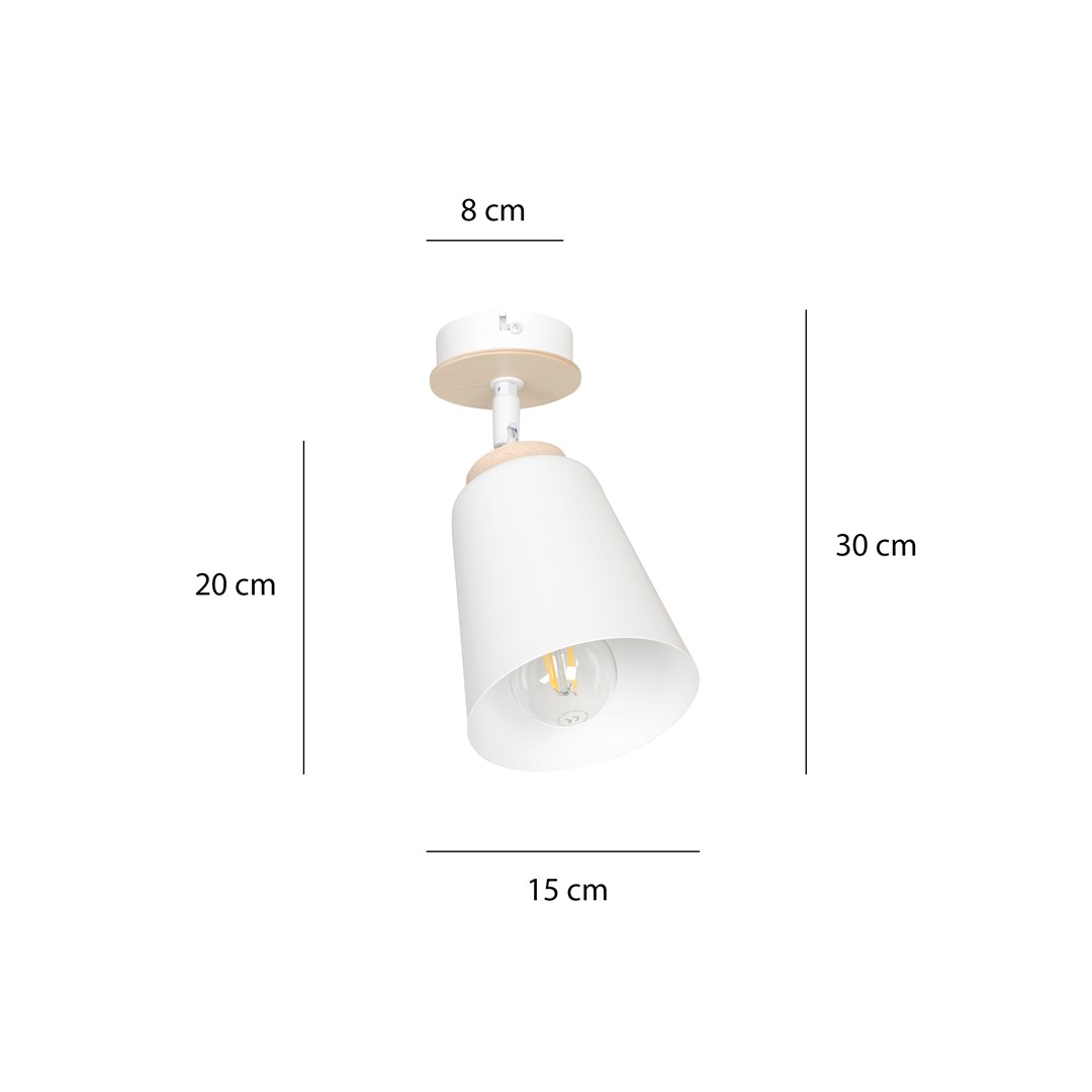 Plafondlamp Zoosaro Wit - Afbeelding 8