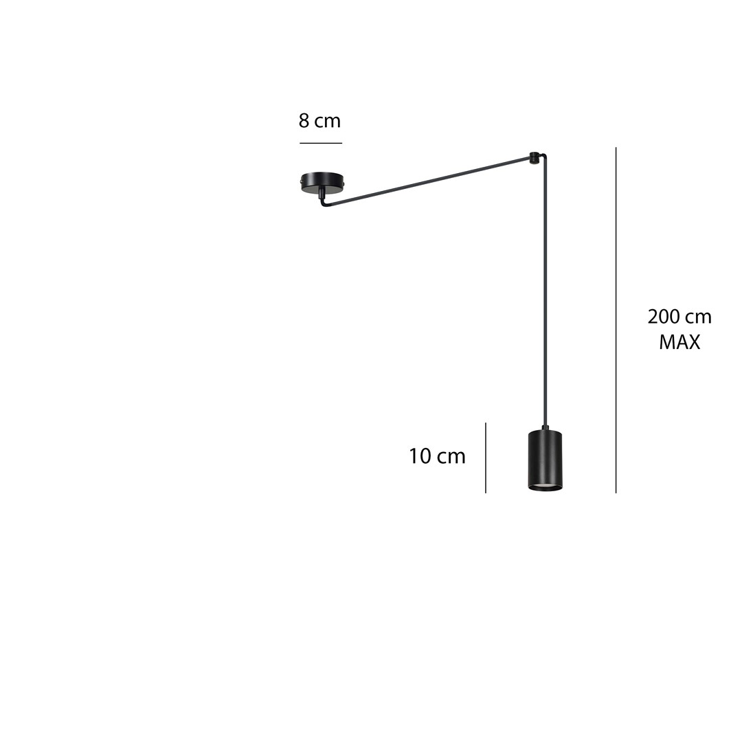 Hanglamp Vaurnan Zwart - Afbeelding 9