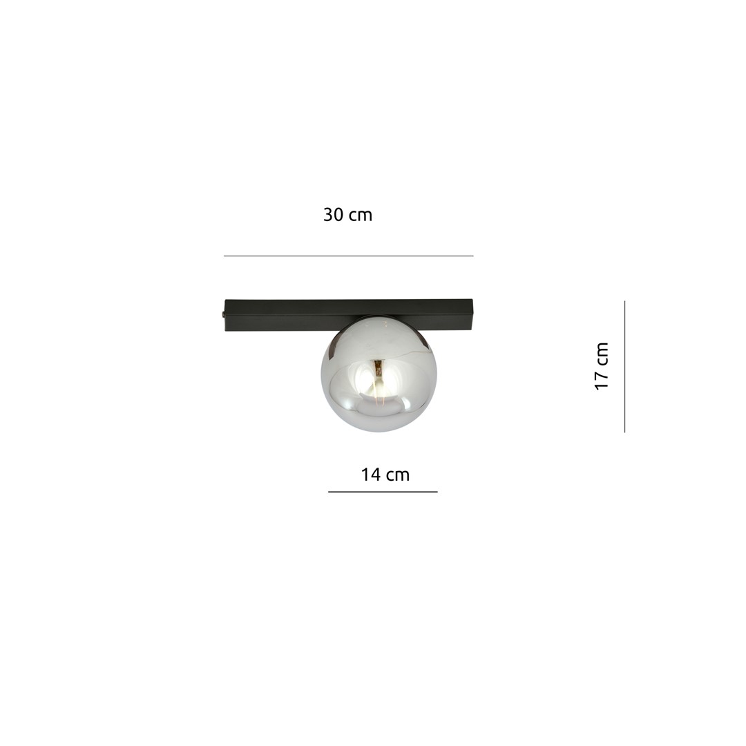 Plafondlamp Proorren Zwart Ø14 cm - Afbeelding 9