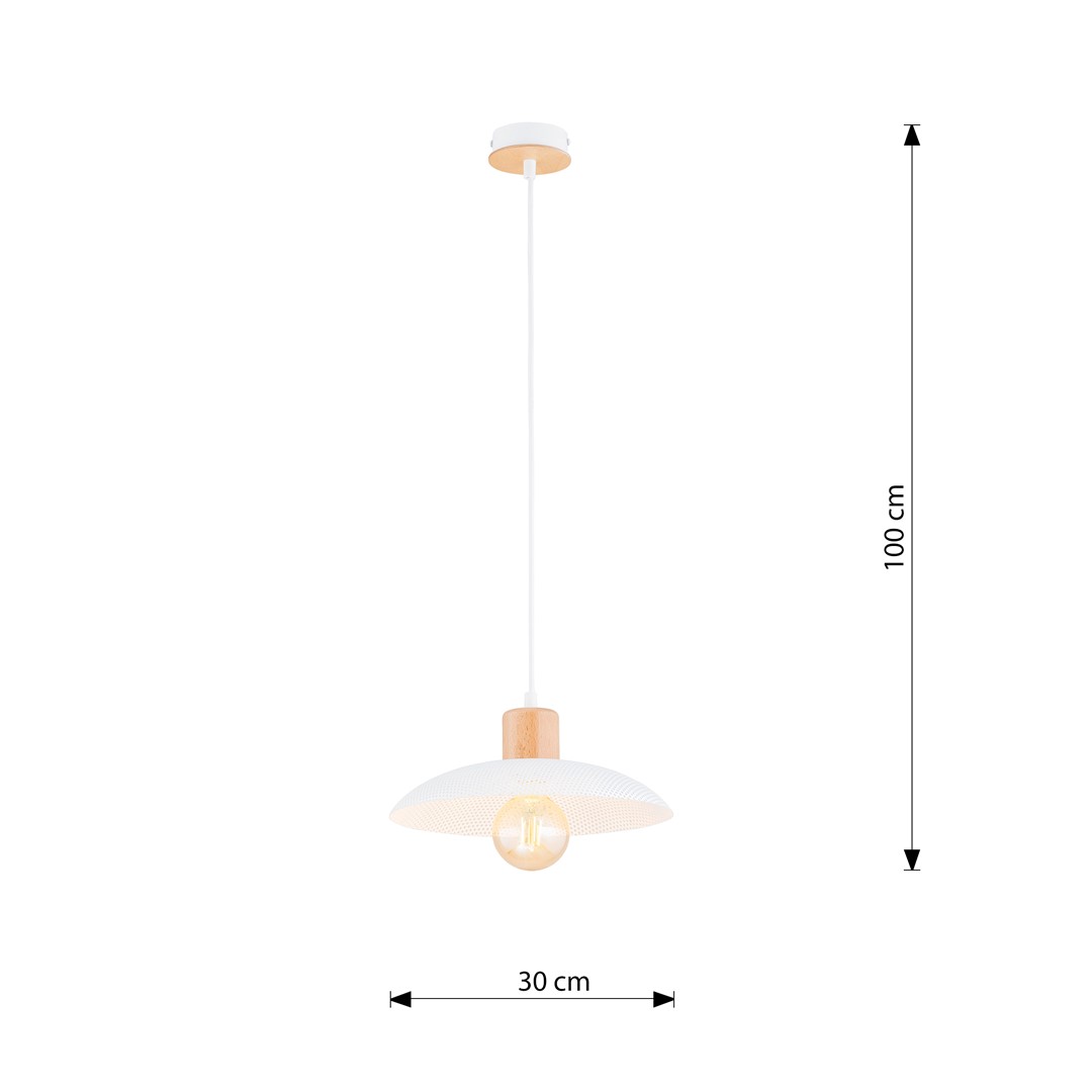 Kroonluchter Bielir Wit Ø30 cm - Afbeelding 9