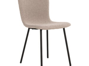 Eetkamerstoel Mokero Polyester Beige - Set van 2