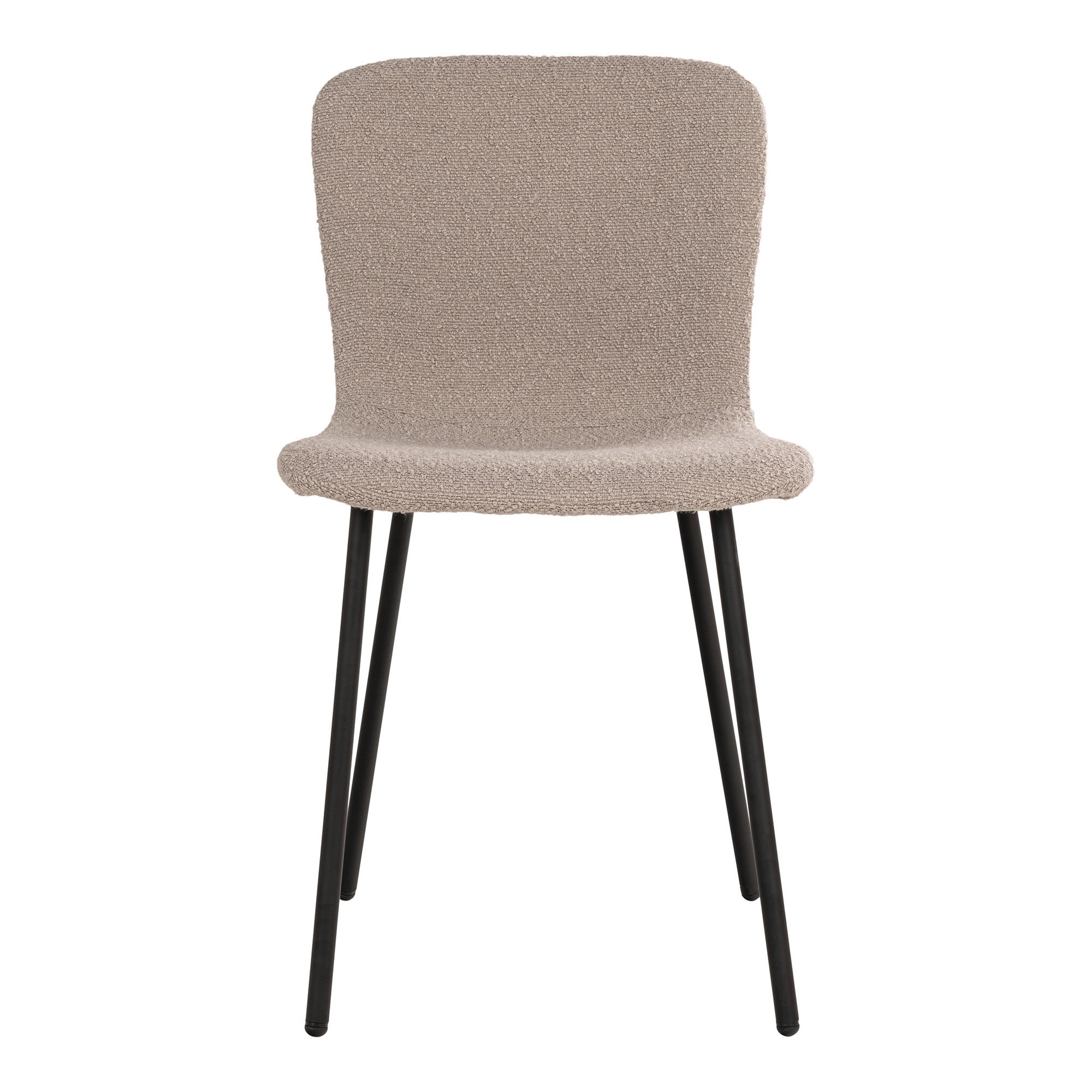 Eetkamerstoel Mokero Polyester Beige - Set van 2 - Afbeelding 2