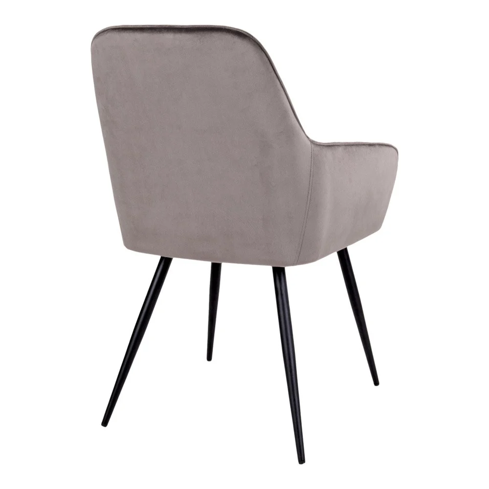Eetkamerstoel Nereide Velvet Taupe - Set van 2 - Afbeelding 4