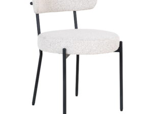 Eetkamerstoel Maardi Polyester Wit - Set van 2