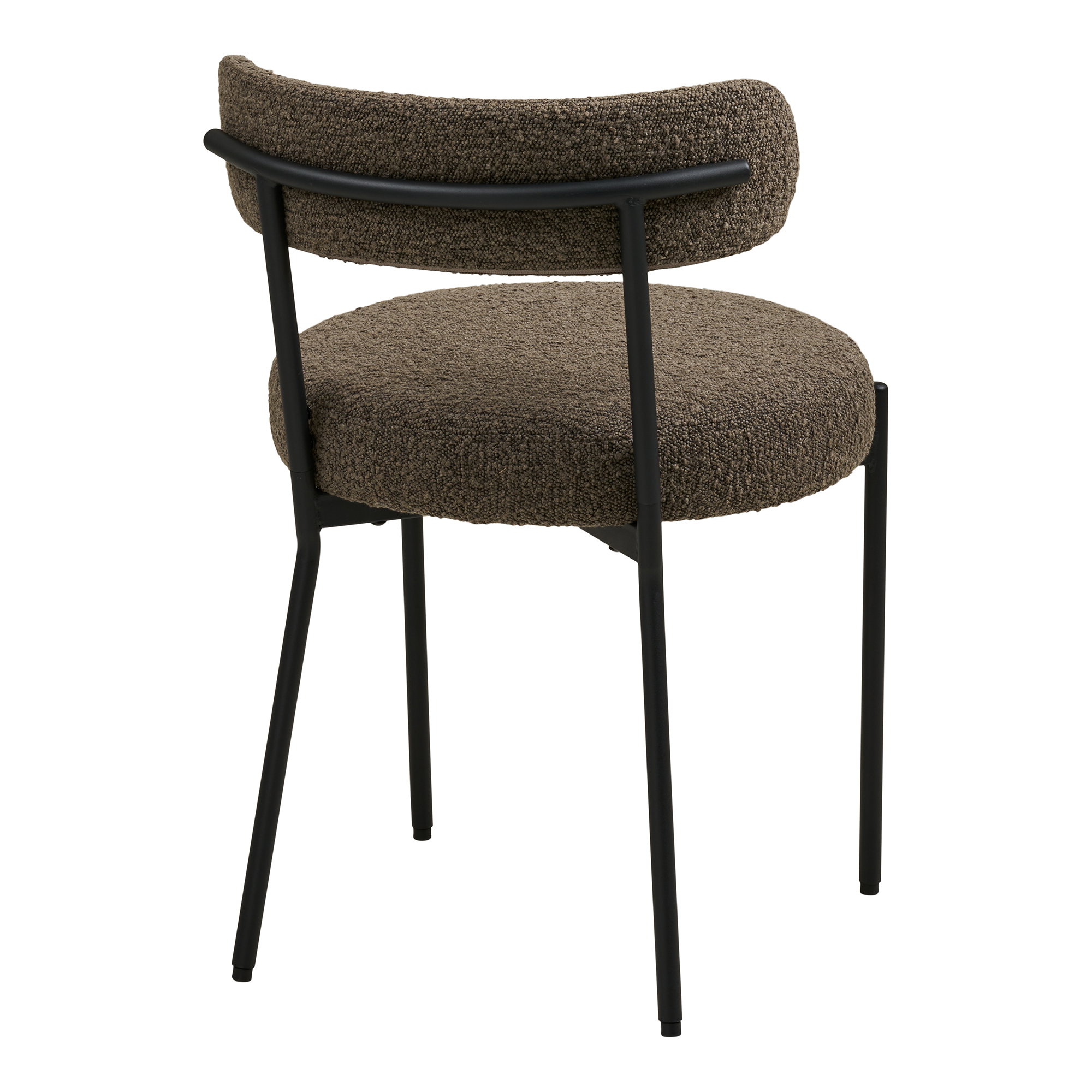 Eetkamerstoel Deessund Polyester Bruin - Set van 2 - Afbeelding 4