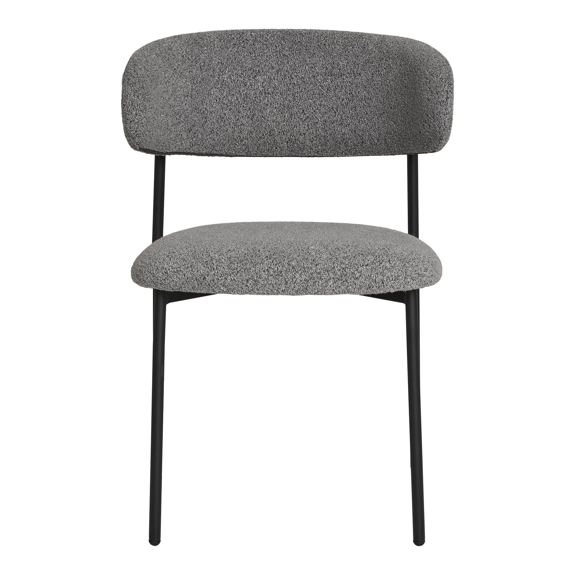 Eetkamerstoel Klaamo Polyester - Set van 2 - Afbeelding 2