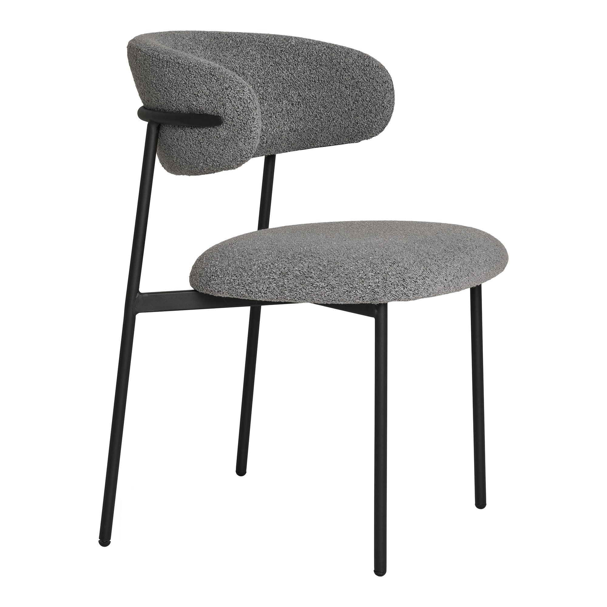 Eetkamerstoel Klaamo Polyester - Set van 2 - Afbeelding 3