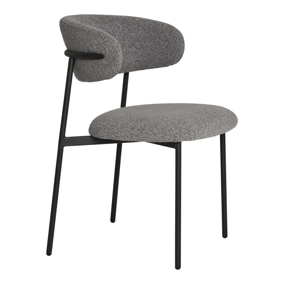 Eetkamerstoel Klaamo Polyester - Set van 2 - Afbeelding 3