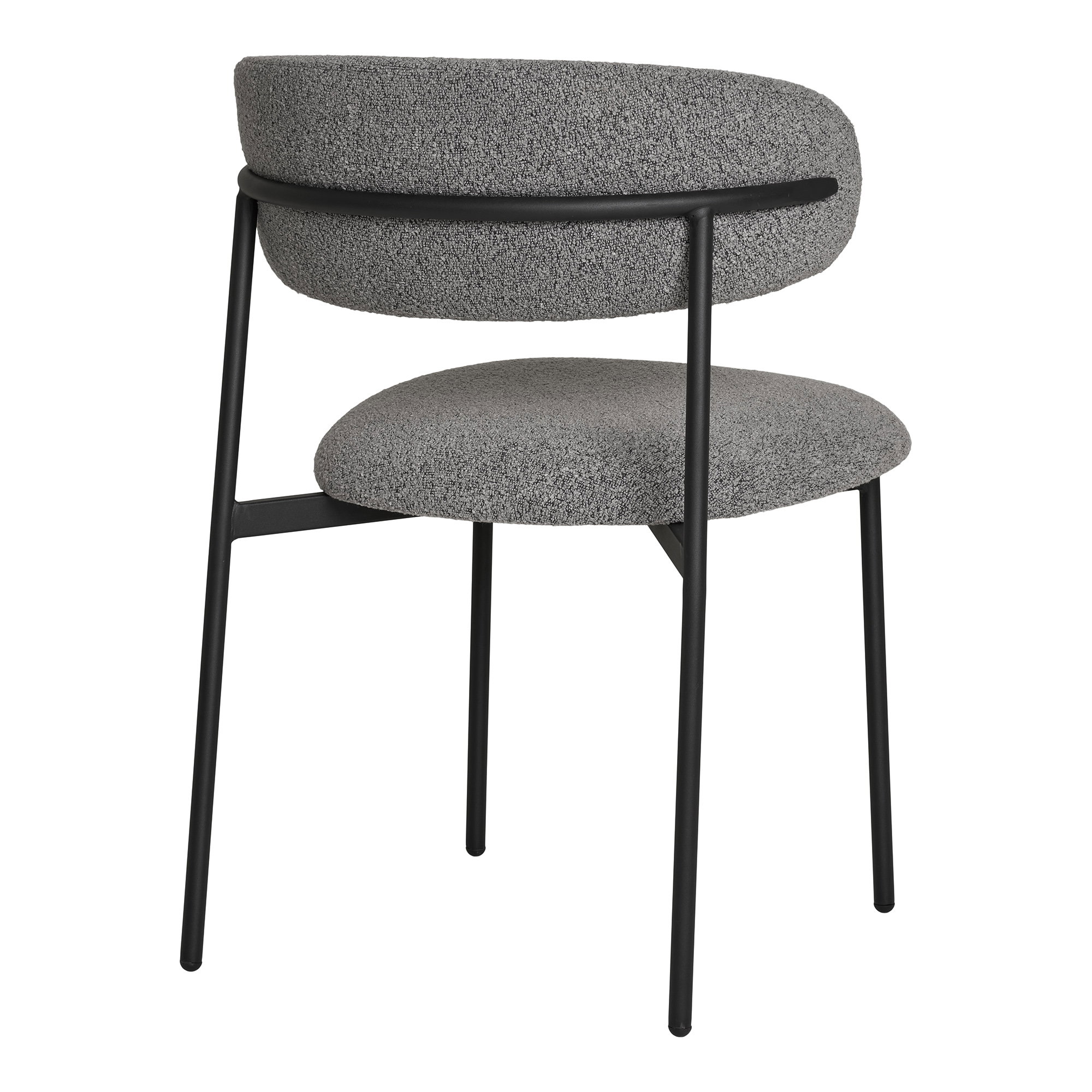 Eetkamerstoel Klaamo Polyester - Set van 2 - Afbeelding 4
