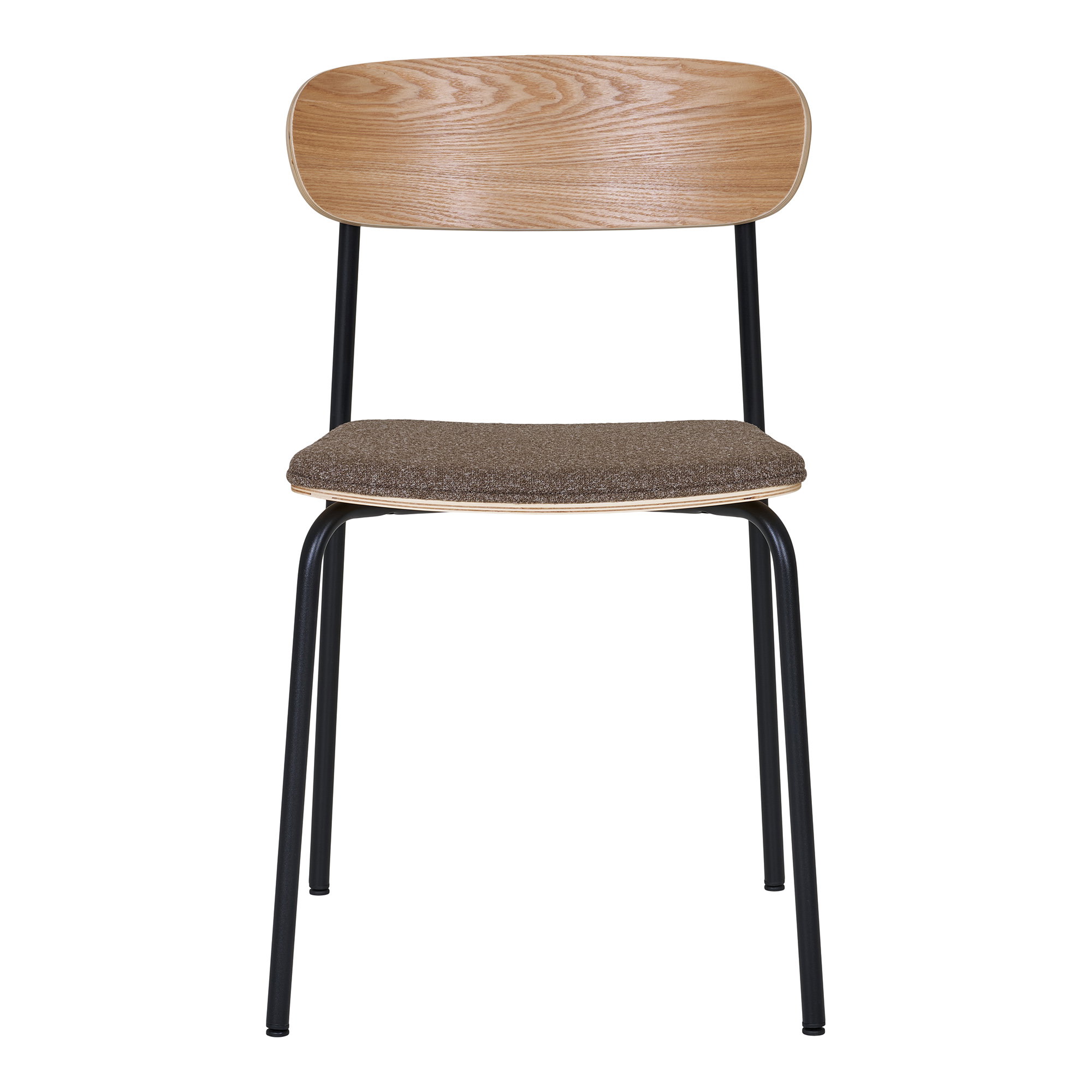 Eetkamerstoel Skellira Polyester Naturel - Set van 2 - Afbeelding 2