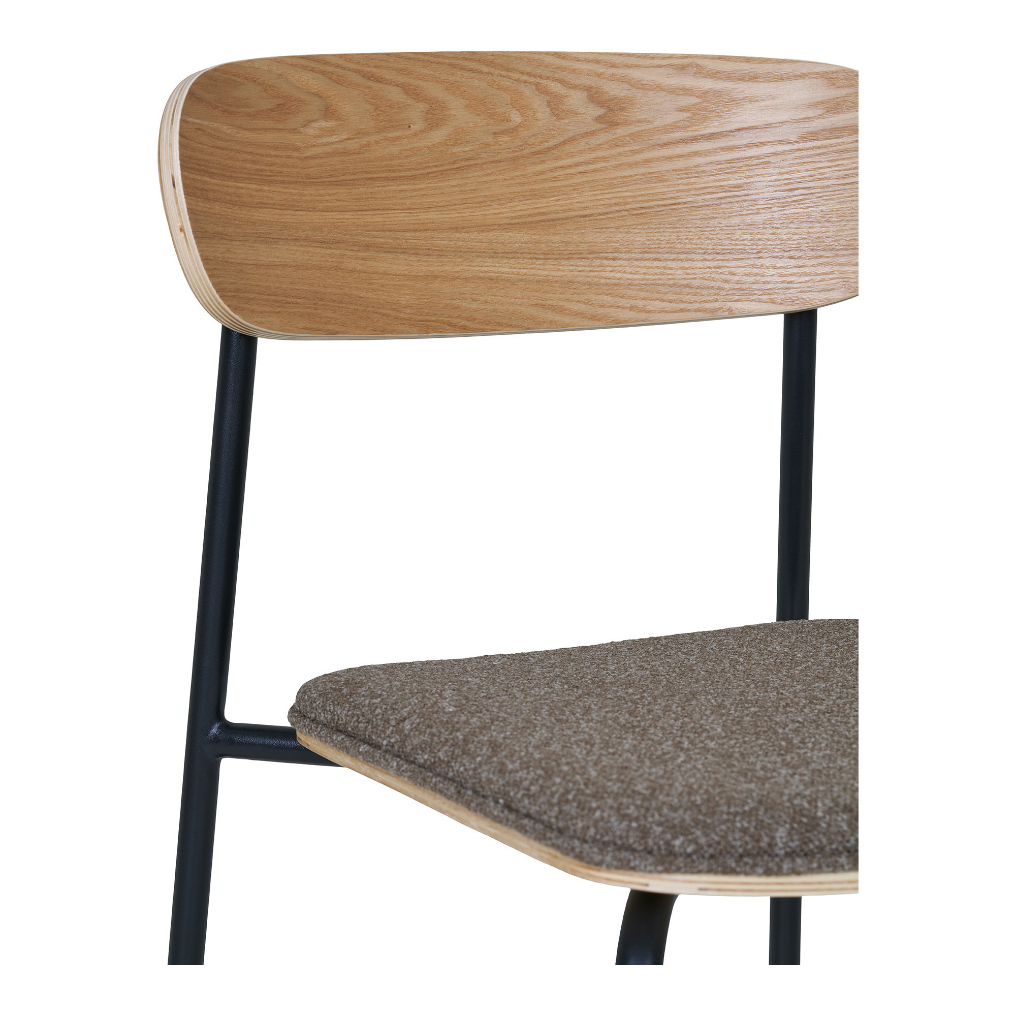 Eetkamerstoel Skellira Polyester Naturel - Set van 2 - Afbeelding 6