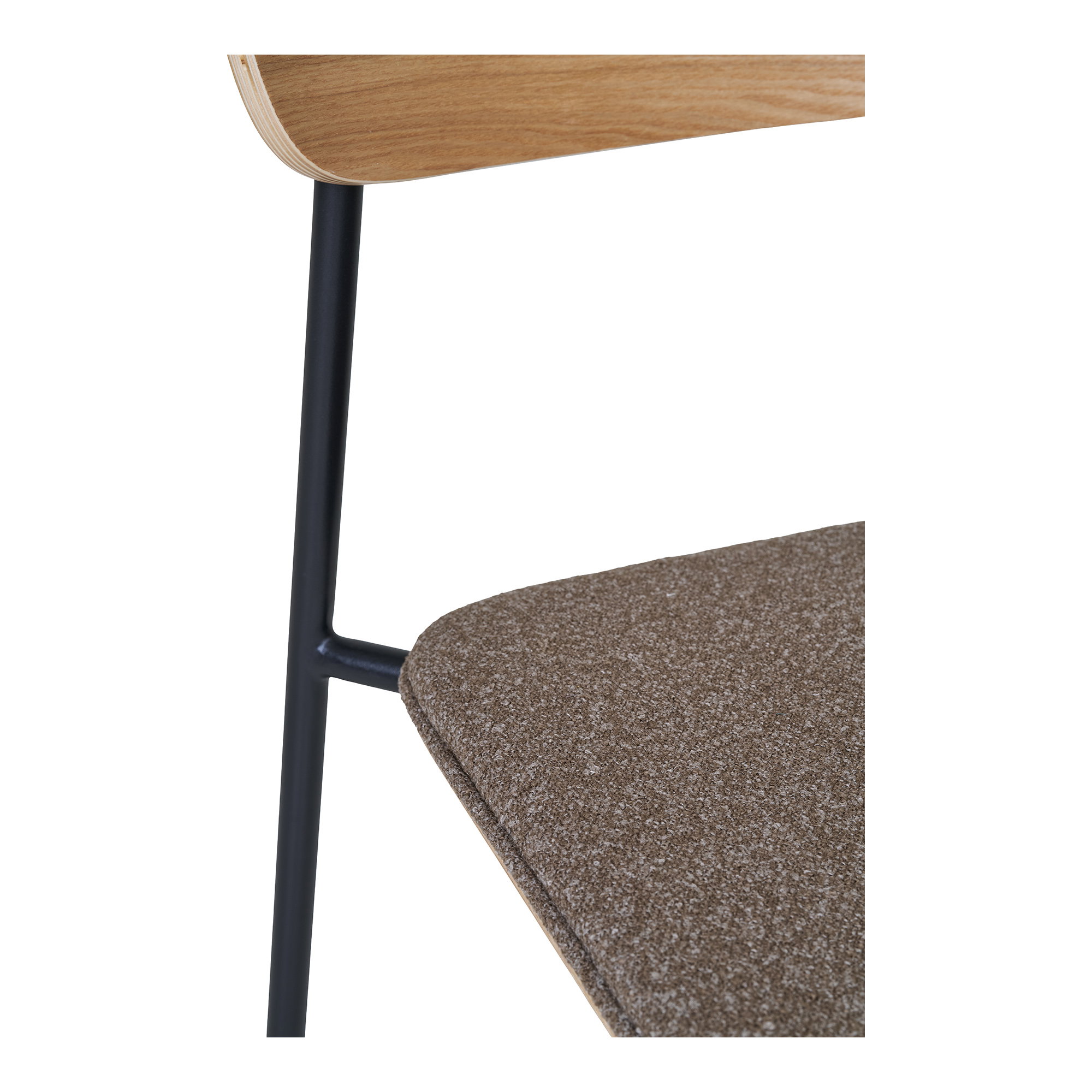 Eetkamerstoel Skellira Polyester Naturel - Set van 2 - Afbeelding 7