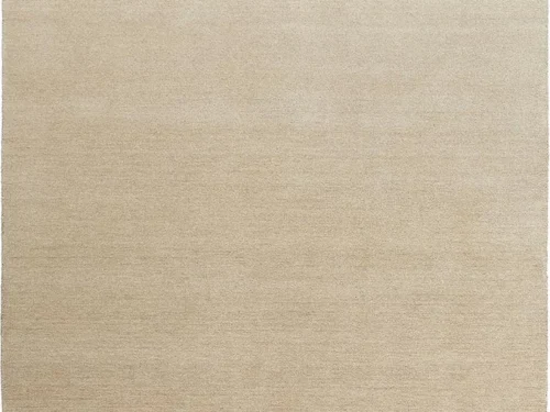 Vloerkleed Deeldan Beige 230x170 cm met zachte wol-katoenmix en rustige, natuurlijke uitstraling