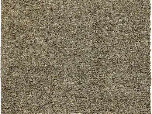 Vloerkleed Runsan Groen 230x170 cm, rechthoekig hoogpolig tapijt van wol en katoen in neutrale tinten