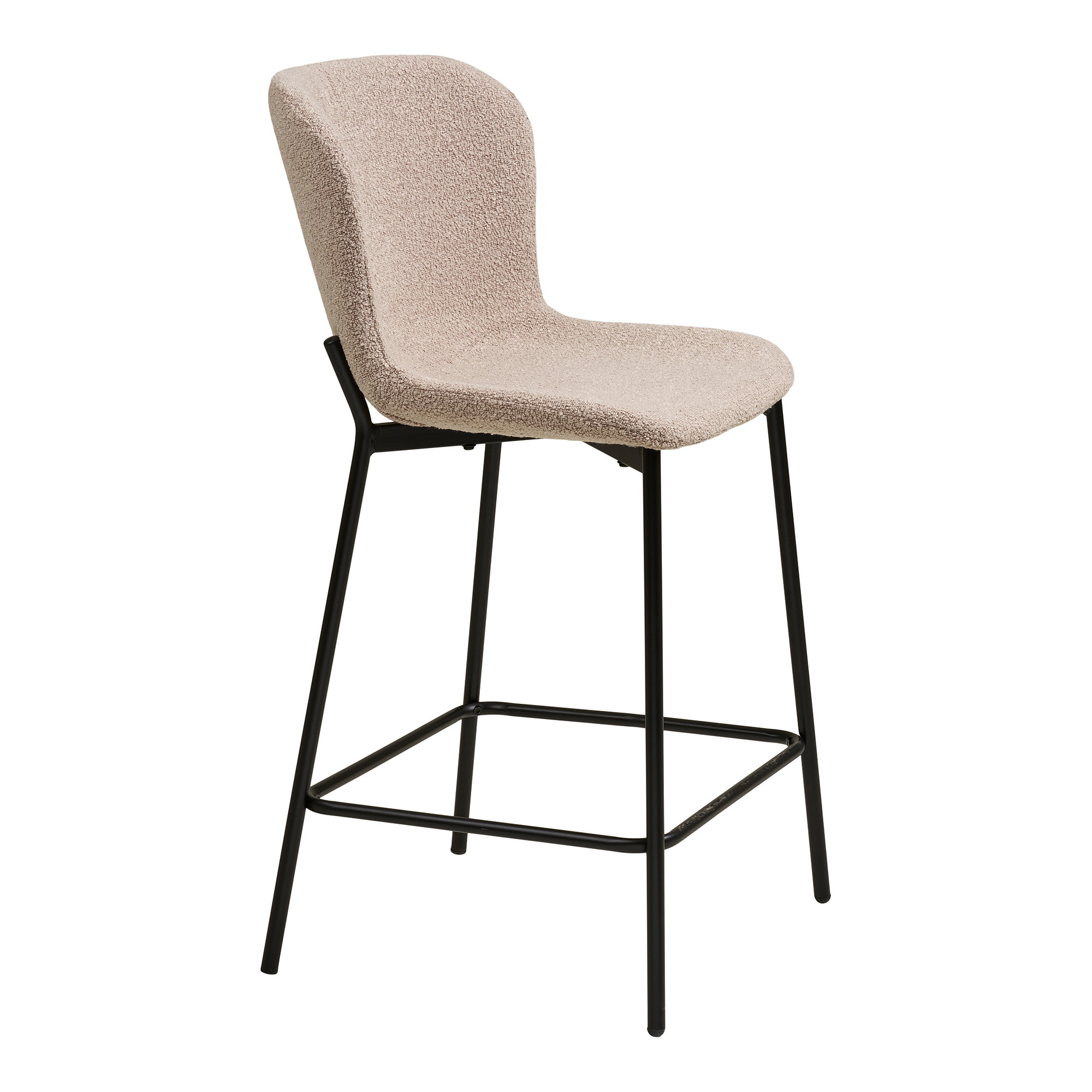 Stoel Steire Polyester Beige - Set van 2 - Afbeelding 3