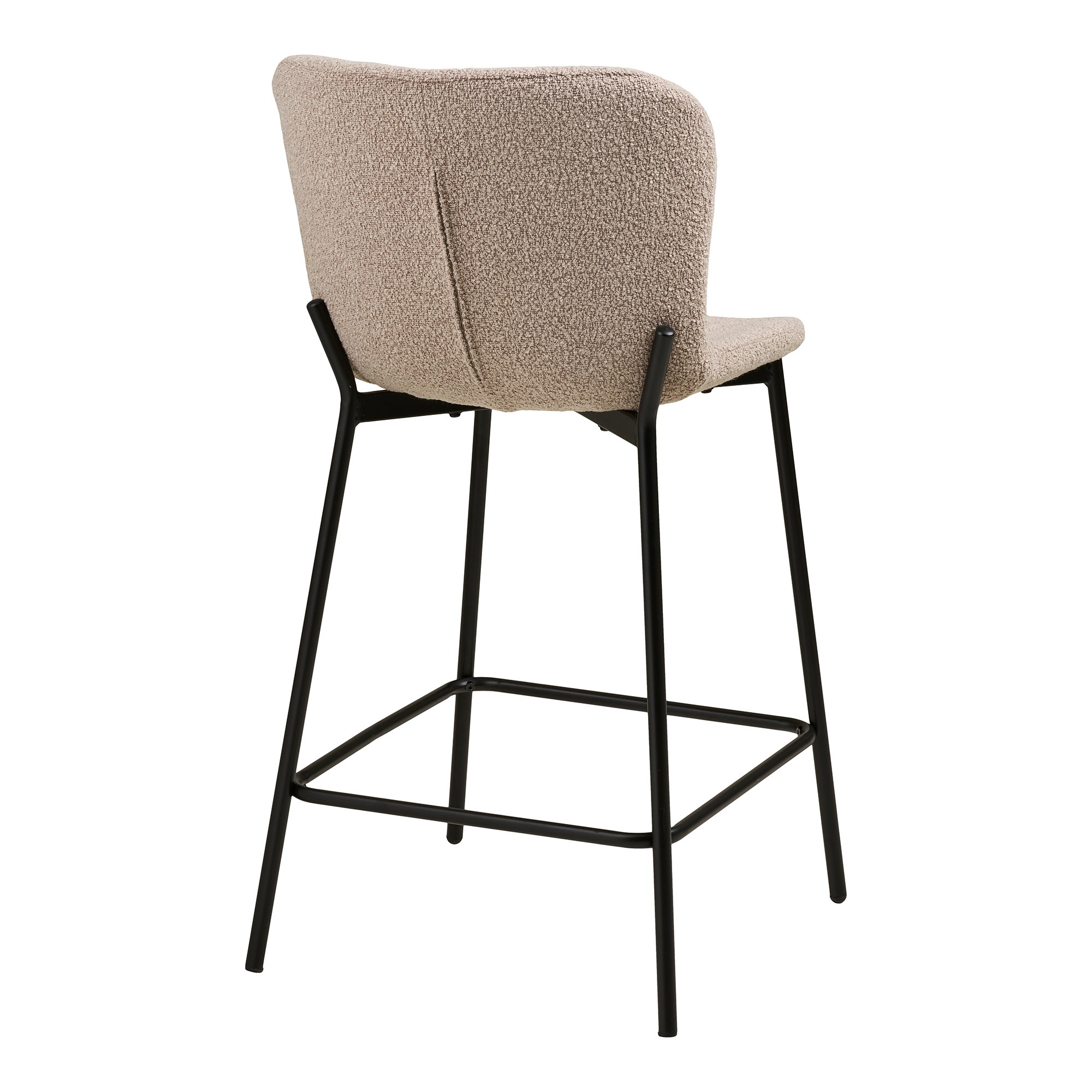 Stoel Steire Polyester Beige - Set van 2 - Afbeelding 4