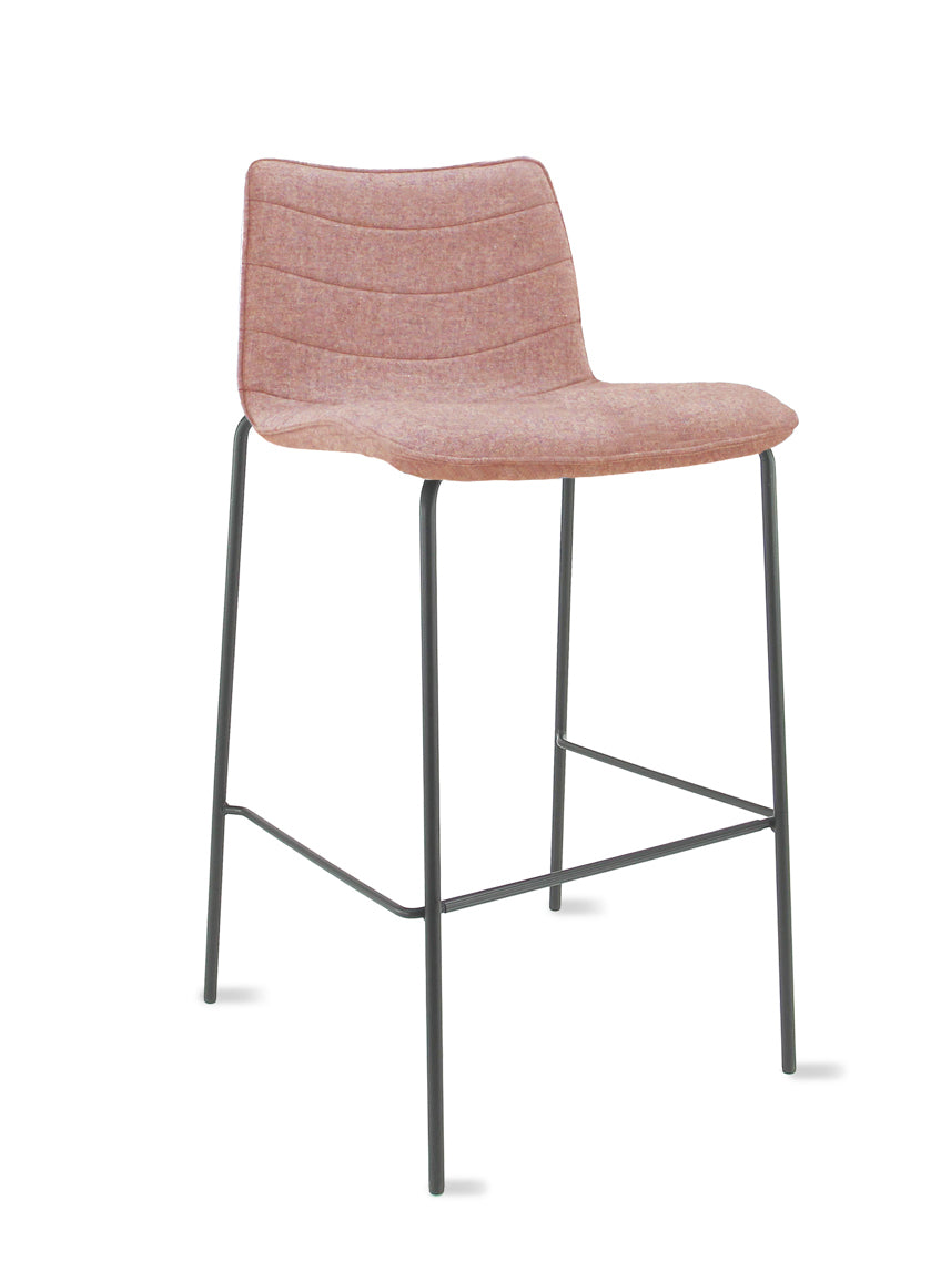 Barkruk Steelund Zwart