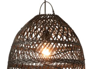 Lampenkap Flaatino Rotan Zwart