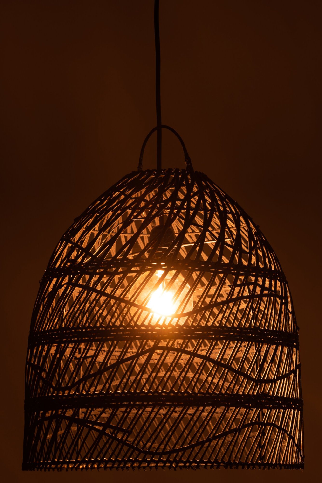 Lampenkap Flaatino Rotan Zwart - Afbeelding 2