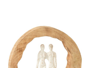 Beeld Karura Mangohout Naturel H27 cm