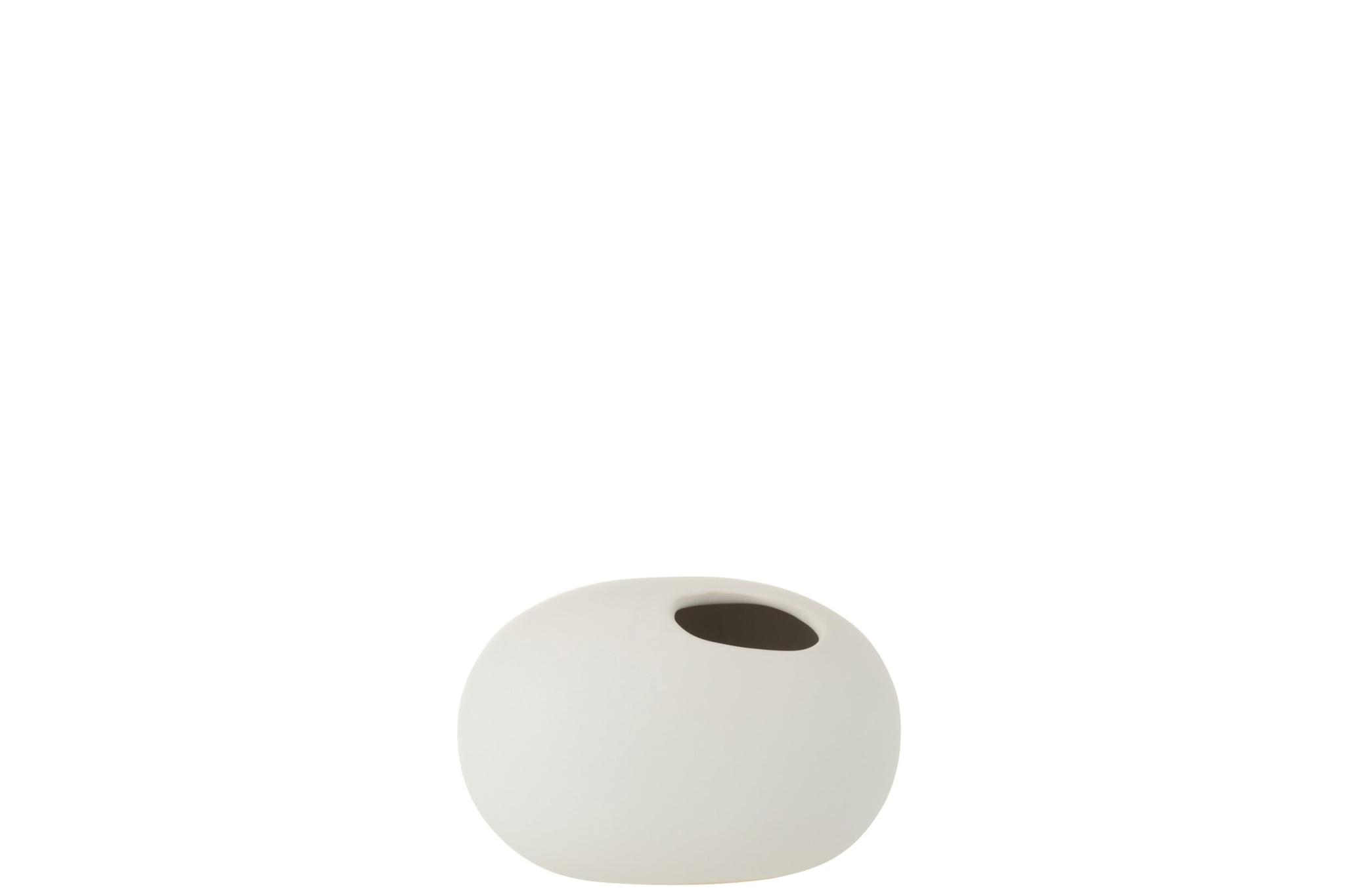 Vaas Flaundio Keramiek Wit H11 cm - Afbeelding 2