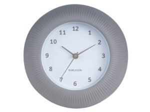 Wandklok Biral Warm Grijs