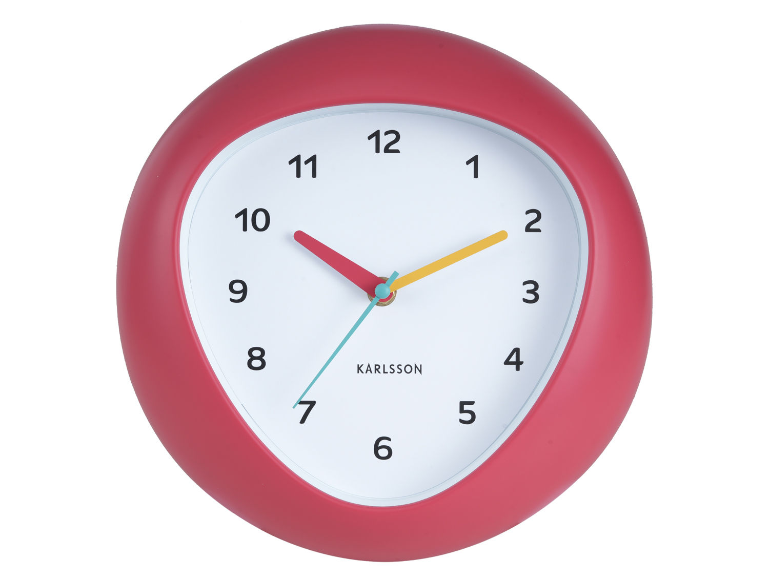 Wandklok Zessano Rood